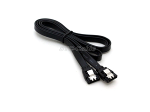 SATA 7pin 180 Degreeto 180 Degreewith 래치 블랙