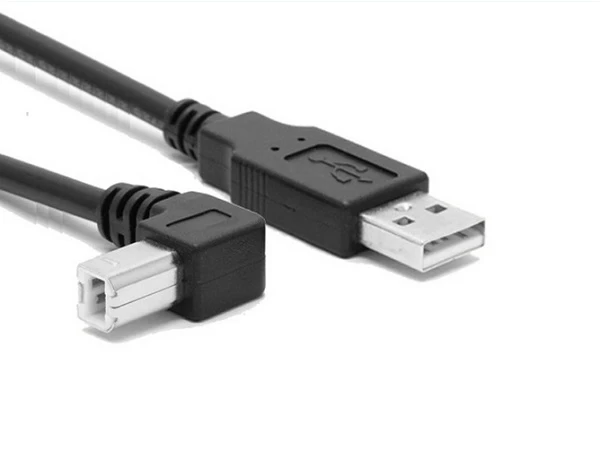 프린터에 대 한 90도 USB2.0 B 남성 케이블