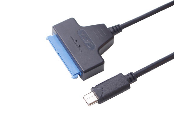 SATA 케이블 USB 형식 C 3.0"2.5 22Pin SATA SSD 하드 드라이브 어댑터 변환기